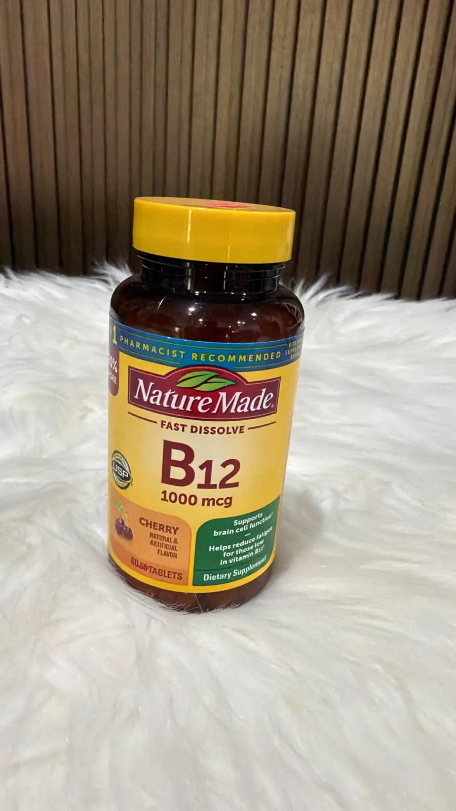 Nature Made vitamina B12 1000 mcg de 60 tabletas