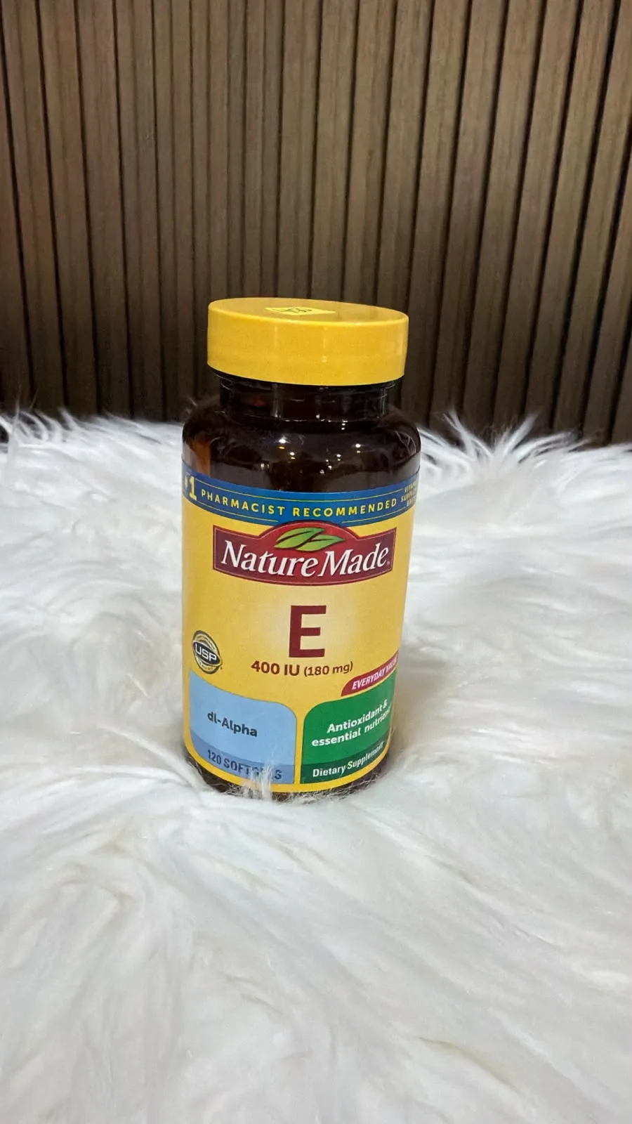 Nature Made vitamina E 400 IU de 120 softgels